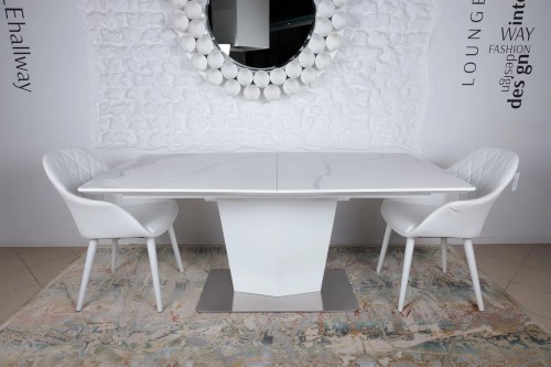 ​Стол Michigan New Nicolas Керамика Белый глянец